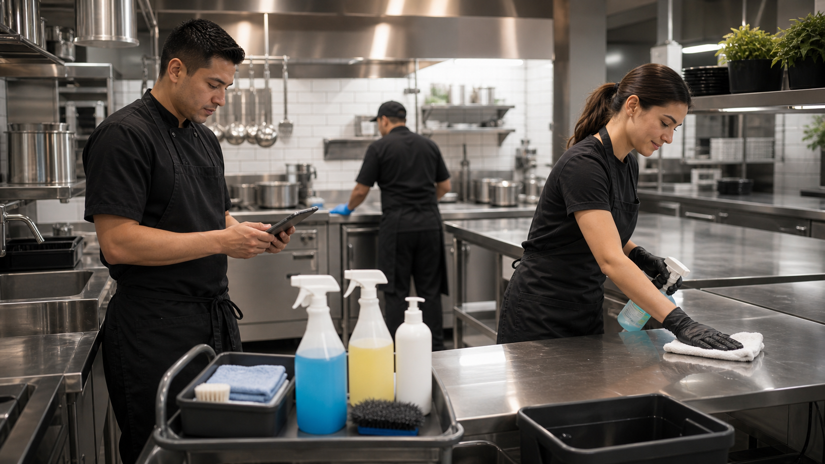 Checklist de limpieza de cocina para restaurantes